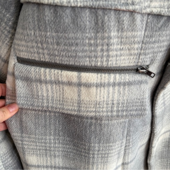 Torrid Plaid Wool Blend Midi Coat 3X - Picture 6 of 9